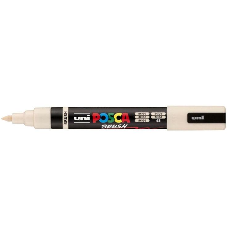 UNI POSCA BRUSH BEIGE    PC5 MEDIO PENNARELLO