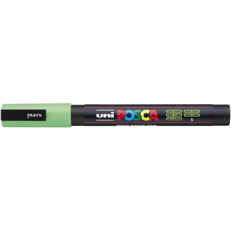 UNI POSCA PC3 VERDE CHIARO 6PZ FINE PENNARELLO 2