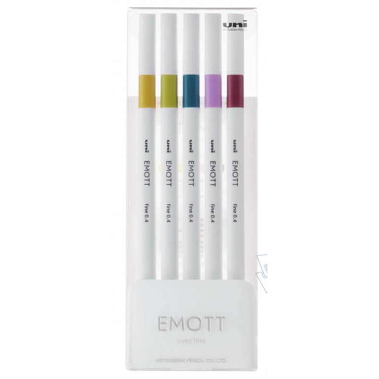 FINELINER EMOTT 0,4MM    5PZ RETRO' 8