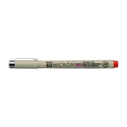 FINELINER PIGMA MICRON (005) 0,2MM ROSSO 12PZ