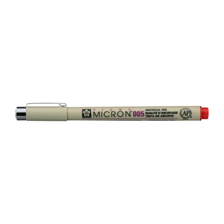 FINELINER PIGMA MICRON (005) 0,2MM ROSSO 12PZ