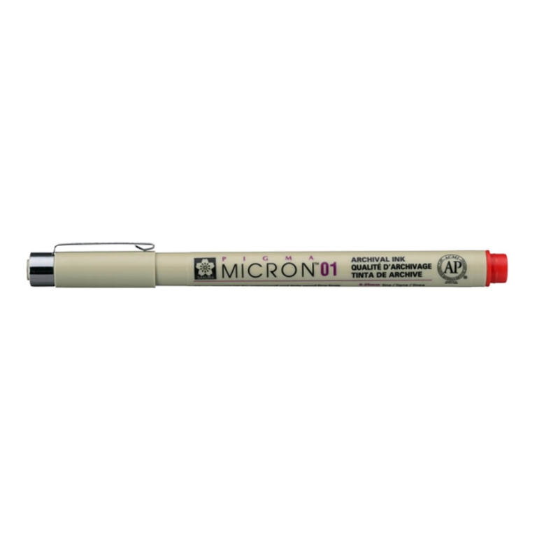 FINELINER PIGMA MICRON 0,1 ROSSO 12PZ