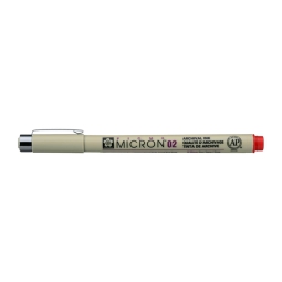 FINELINER PIGMA MICRON (02) 0,3MM ROSSO 12PZ