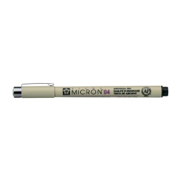 FINELINER PIGMA MICRON (04) 0,4MM NERO 12PZ