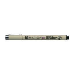 FINELINER PIGMA MICRON (08) 0,5MM NERO 12PZ
