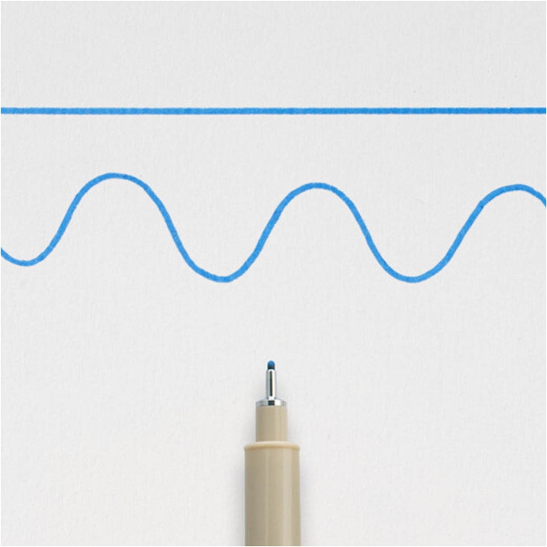 FINELINER PIGMA MICRON (08) 0,5MM BLU 12PZ 2