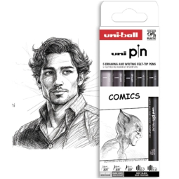 UNIPIN FINELINER 5PZ     COMICS