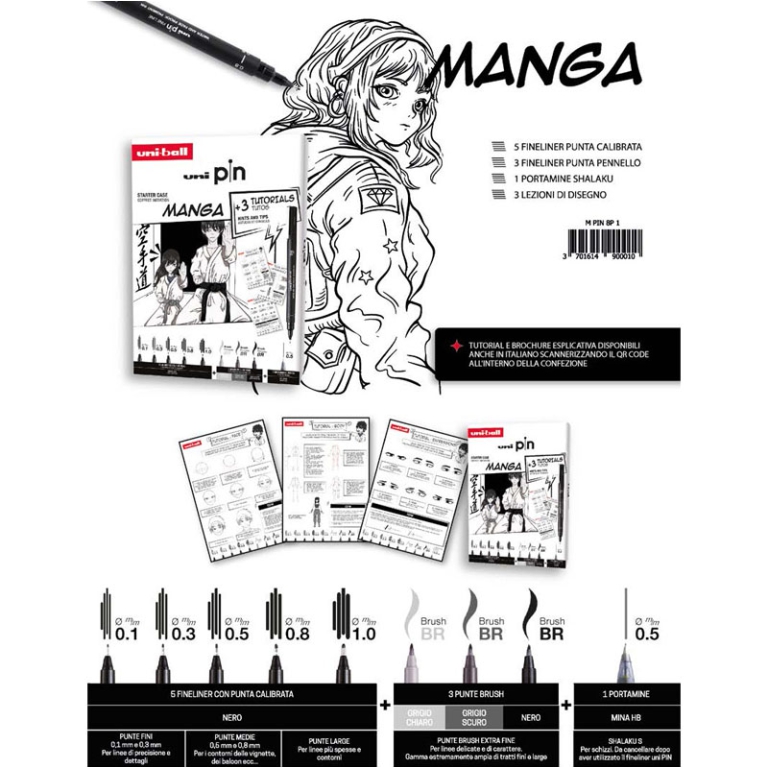 UNIPIN FINELINER         KIT MANGA
