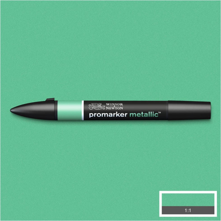 PENNARELLI PROMARKER W&N METALLIC GREEN (MTGR) 3