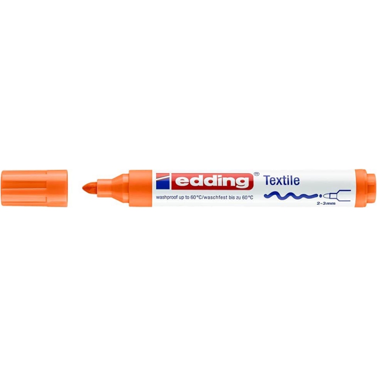 PENNARELLO TESSUTO ARANCIO 10PZ EDDING 2