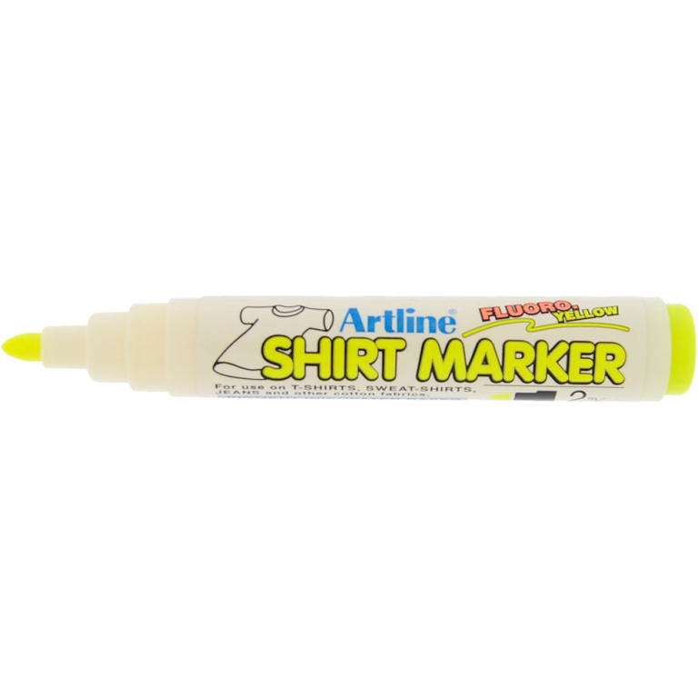 PENNARELLO TESSUTO T-SHIRT GIALLO FLUO 4PZ ARTLINE