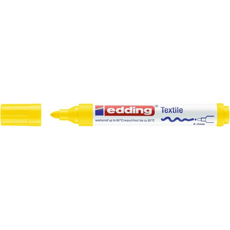 PENNARELLO TESSUTO GIALLO 10PZ EDDING 2