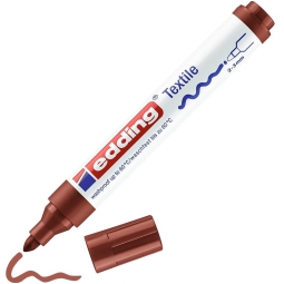 PENNARELLO TESSUTO MARRONE 10PZ EDDING