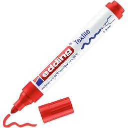 PENNARELLO TESSUTO ROSSO 10PZ EDDING