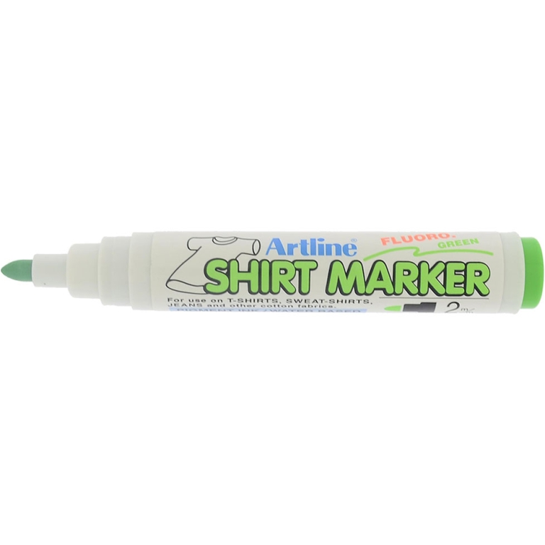 PENNARELLO TESSUTO T-SHIRT VERDE FLUO 4PZ ARTLINE