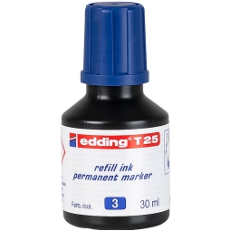 INCHIOSTRO T25 BLU 30ML  PERMANENTE EDDING