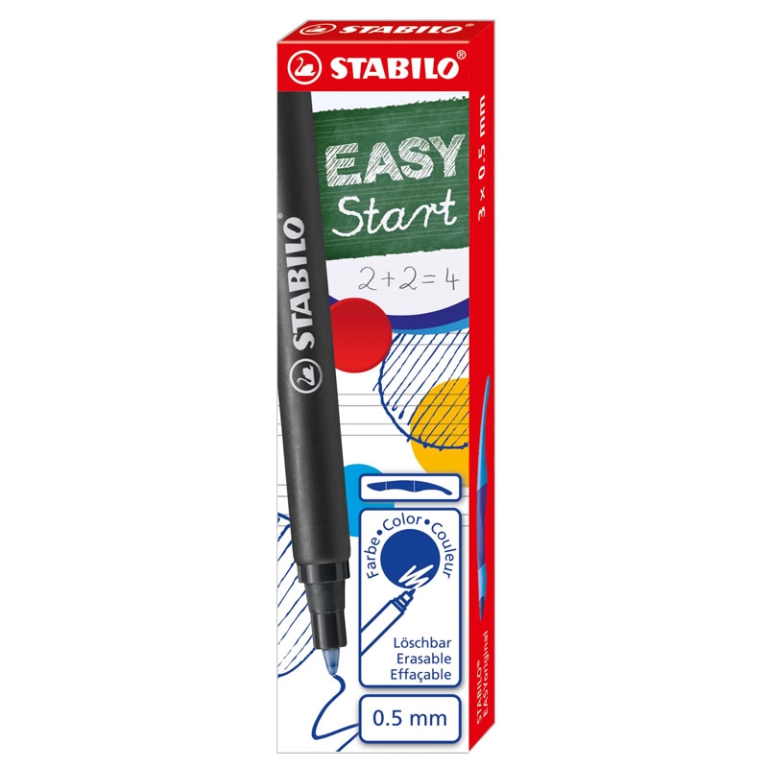 REFILL ROLLER MOVE EASY  3PZ BLU PUNTA MEDIA 5