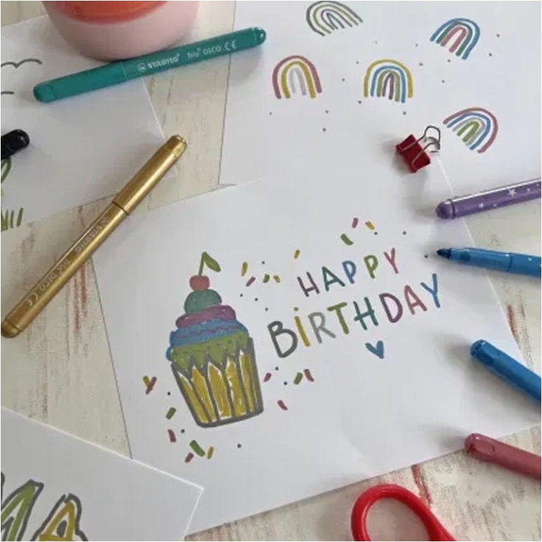 STABILO TRIO DECO 8 COLORI METALLIZZATI PENNARELLI 3