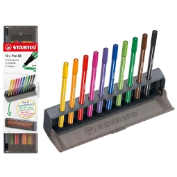 STABILO PEN 68 10 COLORI CLICK SET