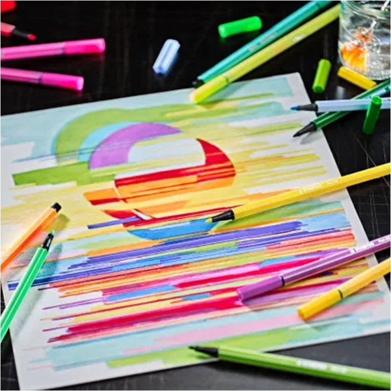 STABILO PEN 68 ARTY 20 COLORI SCATOLA METALLO 3