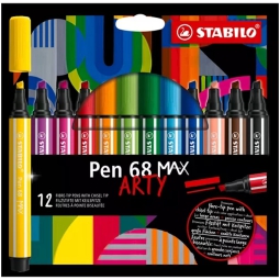 STABILO PEN 68 MAX ARTY 12 COLORI CARTONE