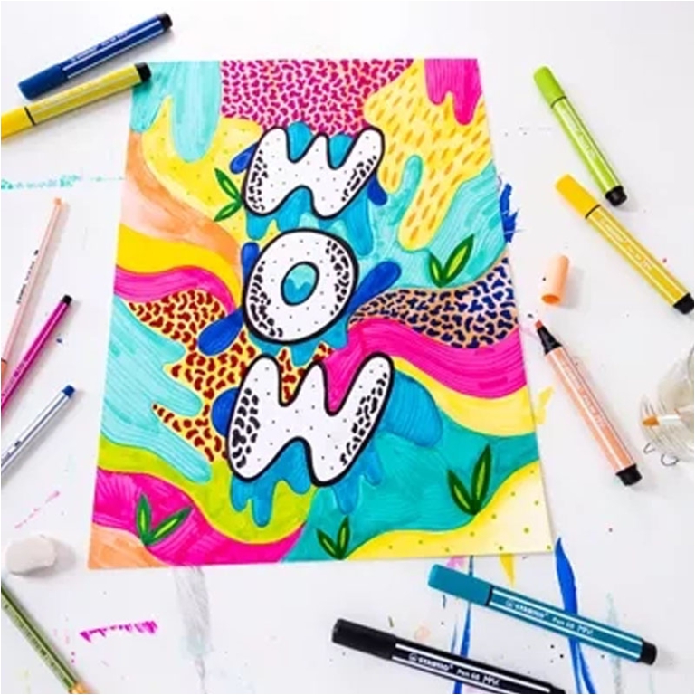 STABILO PEN 68 MAX ARTY 12 COLORI CARTONE 2