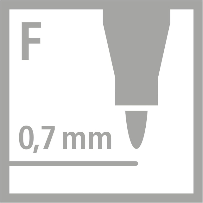 OHP ROSSO 10PZ FINE PENNARELLO STABILO 2