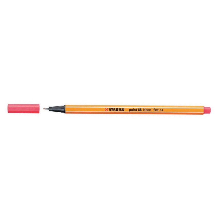 STABILO POINT 88 ROSSO NEON 040 10PZ