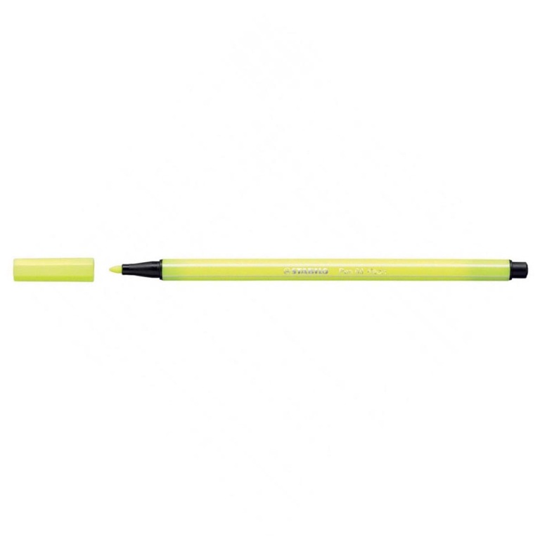 STABILO PEN 68 NEON GIALLO FLUO 024 10PZ