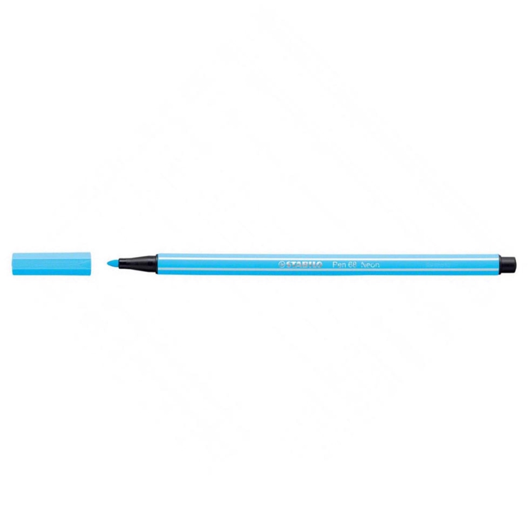 STABILO PEN 68 NEON AZZURRO FLUO 031 10PZ