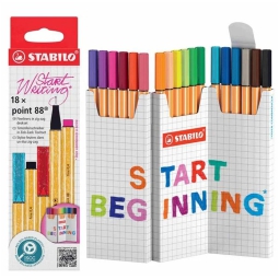 STABILO POINT88 18 COLORI ZIG ZAG