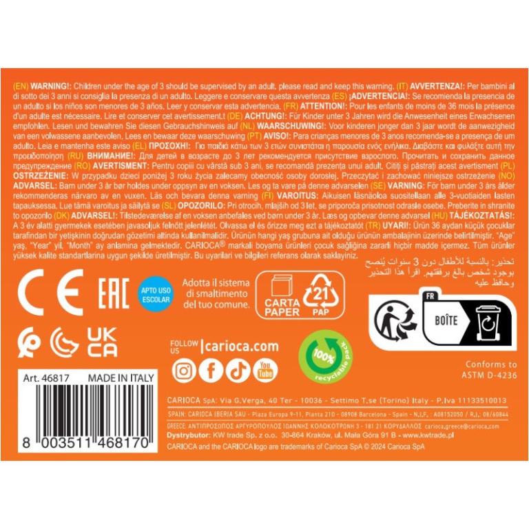 CARIOCA BABY 2+ BOX 24PZ PENNARELLI 3