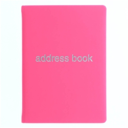 RUBRICA LETTS 10X15      DAZZLE CONTACT ROSA