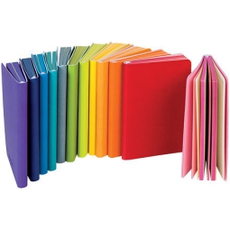 TACCUINO SOFT 80GR RIGHE A5 14X21CM COL.ASS.
