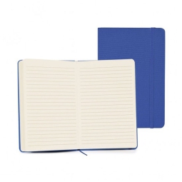 TACCUINO ELASTICO A6 RIGHE 11X15 BLU