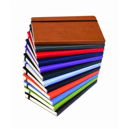 TACCUINO ELASTICO A5 RIGHE 13X21 COLORATO