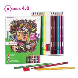 PASTELLI 12 COLORI       MINA 4.0 12PZ KUKAJOY