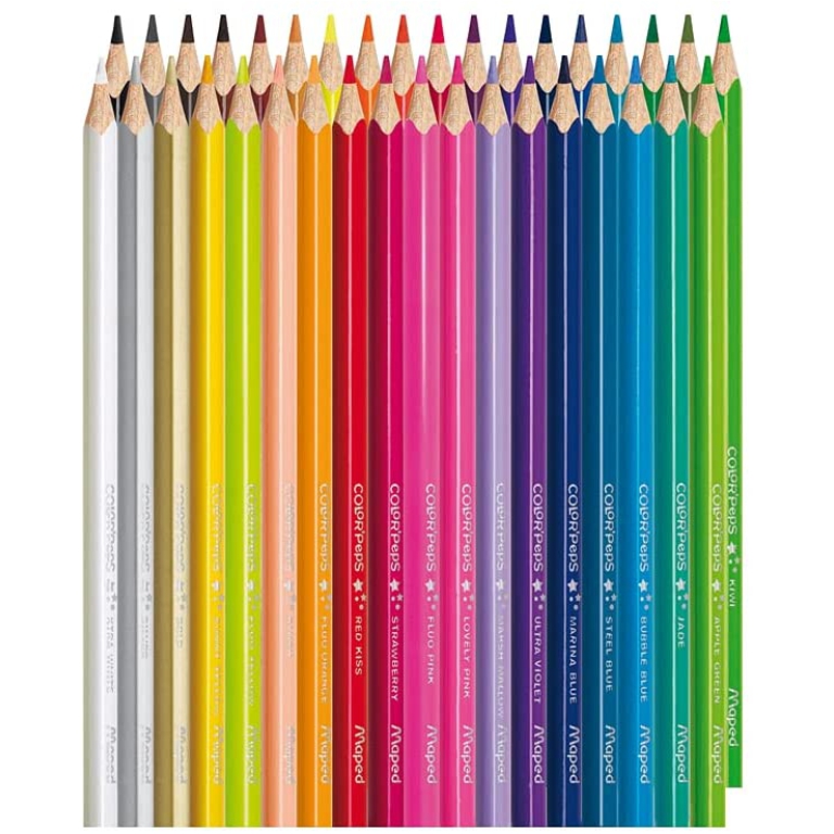 PASTELLI 36 COLORI       TRIANGOLARI MAPED 2