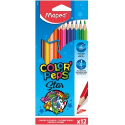 PASTELLI 12 COLORI       TRIANGOLARI MAPED