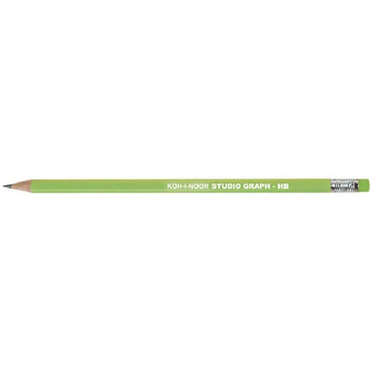MATITE CON GOMMINO HB 6PZ STUDIO GRAPH PASTELLO 3