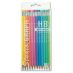 MATITE CON GOMMINO HB 12PZ STUDIO GRAPH PASTELLO