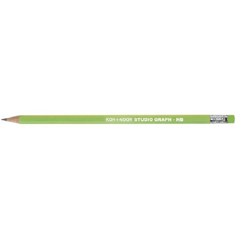 MATITE CON GOMMINO HB 12PZ STUDIO GRAPH PASTELLO 2