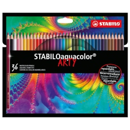 PASTELLI AQUACOLOR ARTY 36 COLORI CARTONE STABILO