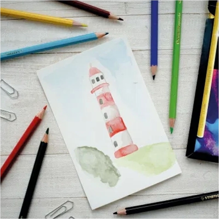 PASTELLI AQUACOLOR 24 COLORI CARTONE STABILO 5
