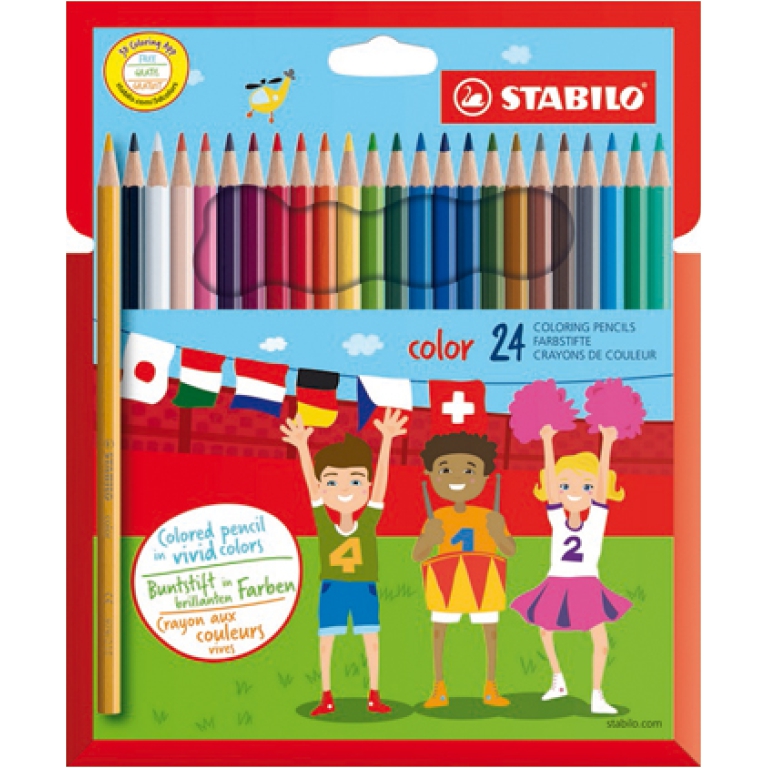 PASTELLI STABILO COLOR 24 COLORI