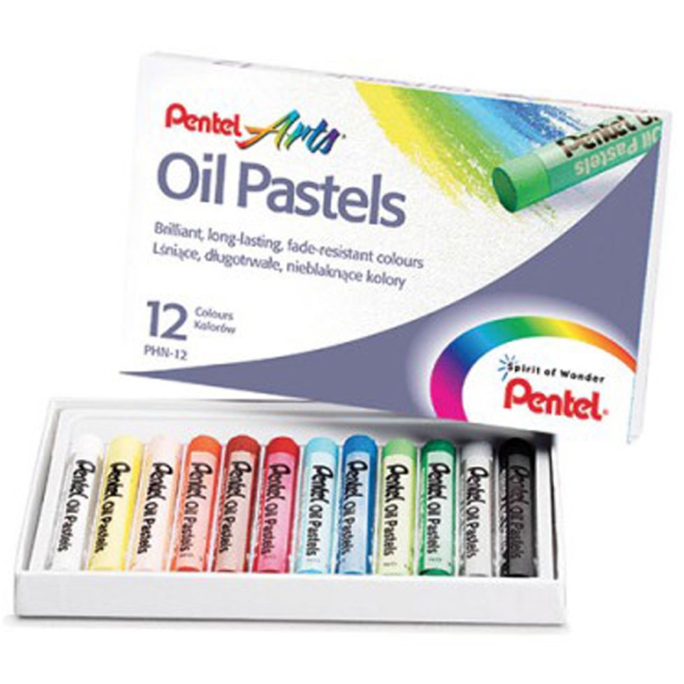 PASTELLI OLIO 12 COLORI  PENTEL