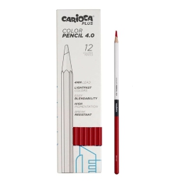 PASTELLI 12PZ 4.0 CARIOCA PLUS VAN ORTON COL.ROSSO