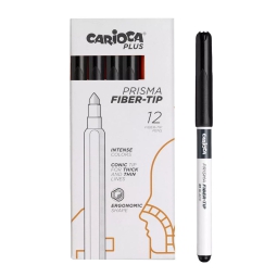 PENNARELLI 12PZ CARIOCA  PLUS VAN ORTON NERO