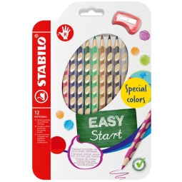 PASTELLI DESTRORSI 12COL EASYCOLOR ERGONOMICO STABILO