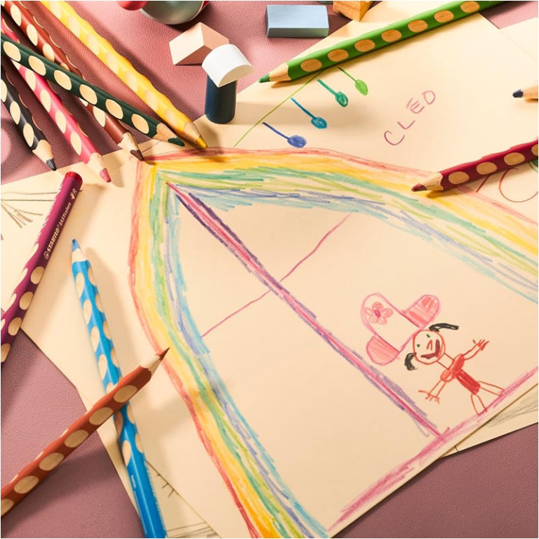 PASTELLI EASYCOLORS DESTROSI 24 COLORI STABILO 2